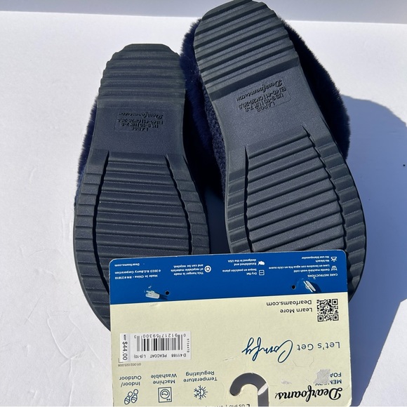 Dearfoams - Women's Hannah Festive Knit Clogs - Size L (9-10) - Picture 4 of 4